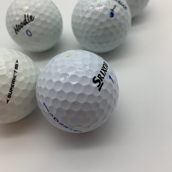 Lot of 5 Callaway Srixon Titleist & Noodle Golf Balls - Picture 5 of 12